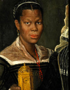Portrait of an African Slave Woman. Carracci, Annibale, 1560-1609
