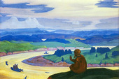 Procopius the Righteous Praying.
 Roerich, Nicholas, 1874-1947

Click to enter image viewer

Use the Save buttons below to save any of the available image sizes to your computer.

