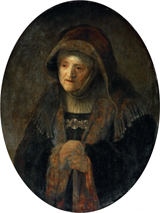 Prophetess Anna. Rembrandt Harmenszoon van Rijn, 1606-1669
