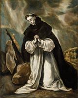 Saint Dominic in Prayer.
 Greco, 1541?-1614

Click to enter image viewer

Use the Save buttons below to save any of the available image sizes to your computer.
