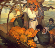 La Ofrenda, or, The Offering. Herrán, Saturnino, 1887-1918