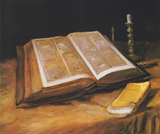 Still Life with Bible.
 Gogh, Vincent van, 1853-1890

Click to enter image viewer

Use the Save buttons below to save any of the available image sizes to your computer.
