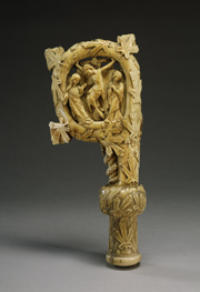 Crozier with Virgin and Child and Crucifixion. 