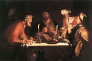 Emmaus Disciples. Bloemaert, Abraham, 1564-1651