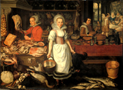 Kitchen Interior with the Parable of the Rich Man and Lazarus.
 Formerly attributed to Pieter Cornelisz van Rijck

Click to enter image viewer

Use the Save buttons below to save any of the available image sizes to your computer.

