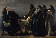 Transport of Christ to the tomb.
 Ciseri, Antonio, 1821-1891

Click to enter image viewer

Use the Save buttons below to save any of the available image sizes to your computer.
