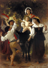 Return from the Harvest. Bouguereau, William Adolphe, 1825-1905