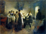 Village Choir. Ažbe, Anton, 1862-1905