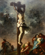 Christ on the Cross. Delacroix, Eugène, 1798-1863