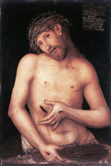 Christ as the Man of Sorrows. Cranach, Lucas, 1472-1553