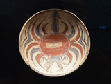 Bowl with a pedestal decorated with scorpion motif. Anonymous