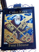 Cross Keys pub sign. Anonymous