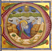David sinking in the mire. Master of Isabella di Chiaromonte, active 1455-1469