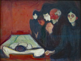 At the Deathbed. Munch, Edvard, 1863-1944