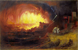 Destruction of Sodom and Gomorrah. Martin, John, 1789-1854