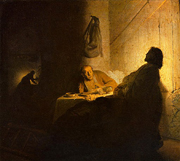 Supper at Emmaus.
 Rembrandt Harmenszoon van Rijn, 1606-1669

Click to enter image viewer

Use the Save buttons below to save any of the available image sizes to your computer.
