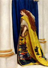 Esther. Millais, John Everett, 1829-1896