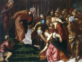 Esther Before Ahasuerus. Tintoretto, Jacopo, 1518-1594