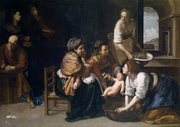 Birth of Saint John the Baptist. Gentileschi, Artemisia, 1593-1652 or 1653
