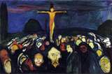Golgotha. Munch, Edvard, 1863-1944