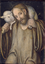 Christ as the good shepherd.
 Cranach, Lucas, 1515-1586

Click to enter image viewer

Use the Save buttons below to save any of the available image sizes to your computer.
