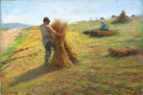 Grain Harvest. Rossano, Federico, 1835-1912