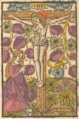 Christ on the Cross with a Grapevine. Anonymous