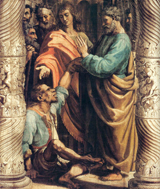 Healing of the Lame Man. Raphael, 1483-1520