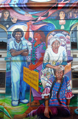 Maestra Peace Mural.
 Juana Alicia; Bergman; Miranda, Boone; Edythe, 1938- ;

Click to enter image viewer

Use the Save buttons below to save any of the available image sizes to your computer.
