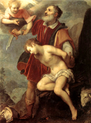 Sacrifice of Isaac. Cigoli, Ludovico Cardi da, 1559-1613