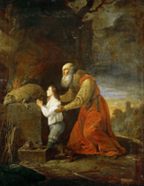 The Sacrifice of Abraham. Teniers, David, 1610-1690