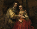 Isaac and Rebecca. Rembrandt Harmenszoon van Rijn, 1606-1669