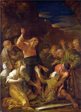 Jesus Cleansing a Leper. Doze, Melchior Jean-Marie