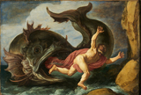 Jonah and the Whale. Lastman, Pieter, 1583-1633