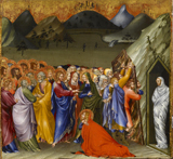 Raising of Lazarus. Giovanni, di Paolo, approximately 1403-approximately 1482