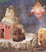 Saint Francis Receiving the Stigmata. Giotto, 1266?-1337