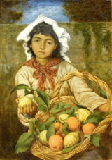 Lemon seller. Thoma, Hans, 1839-1924