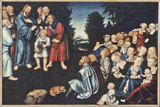 Miracle of the Loaves and two Fish. Cranach, Lucas, 1472-1553