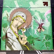 Madonna with Hummingbirds. Anonymous