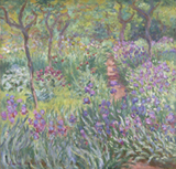 Artist's Garden at Giverny. Monet, Claude, 1840-1926