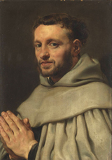 Portrait of a Carmelite Monk. Rubens, Peter Paul, 1577-1640