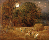 Harvest Moon. Palmer, Samuel, 1805-1881