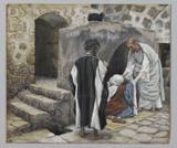 Healing of Peter's Mother-in-Law. Tissot, James, 1836-1902