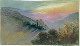 Mountain Landscape. Brabazon, Hercules Brabazon, 1821-1906