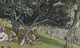 Nathanael Under the Fig Tree. Tissot, James, 1836-1902