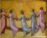 Angels Dancing.
 Giovanni, di Paolo, approximately 1403-approximately 1482

Click to enter image viewer

Use the Save buttons below to save any of the available image sizes to your computer.
