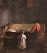 Evening Prayer. Ancher, Anna, 1859-1935