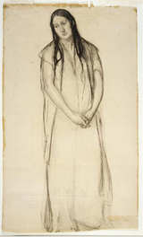 Study for Rachel from The Mothers of the Bible. Tanner, Henry Ossawa, 1859-1937