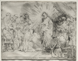 Christ Appearing to the Apostles. Rembrandt Harmenszoon van Rijn, 1606-1669