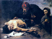 Good Samaritan. Ribot, Théodule-Augustin, 1823-1891